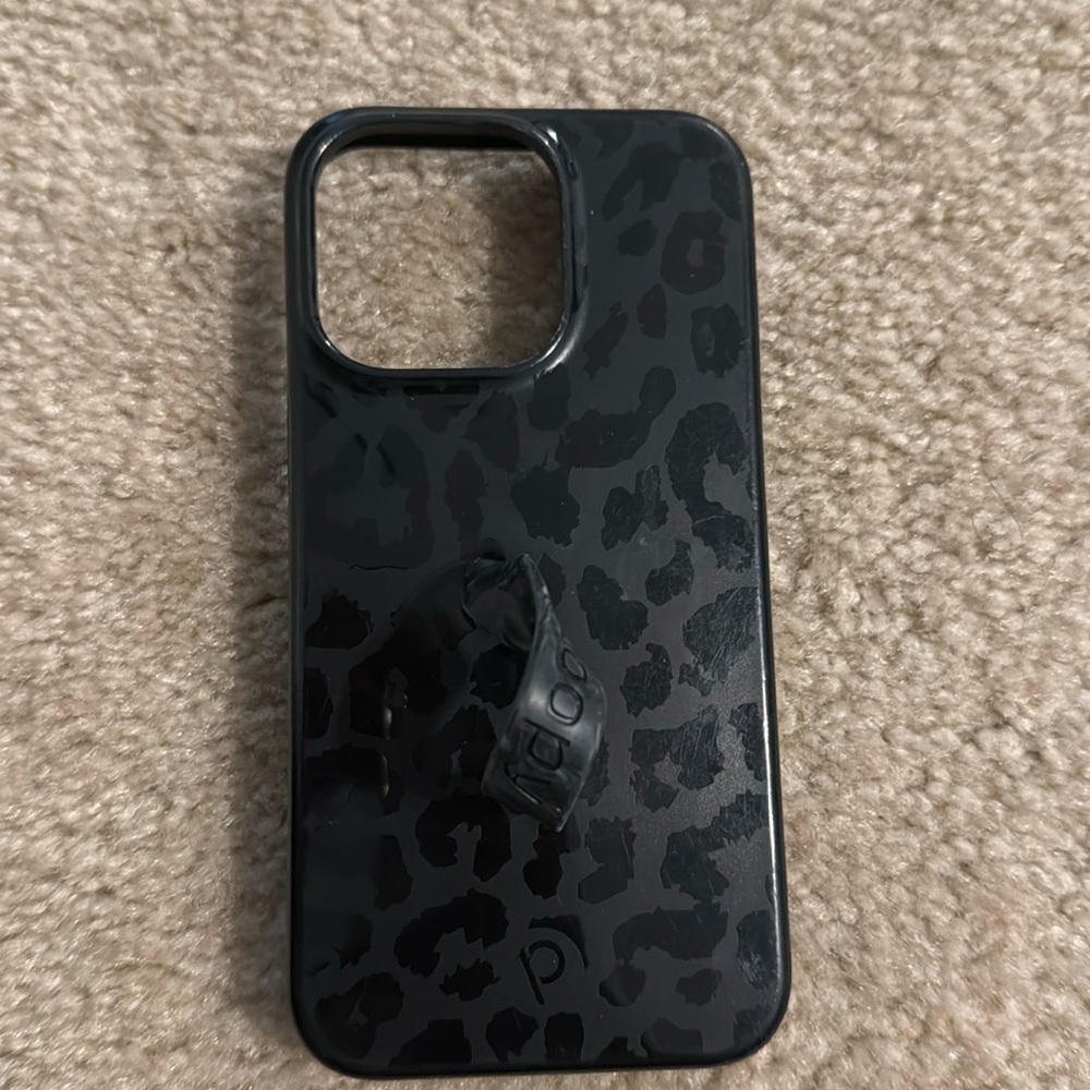 Midnight Leopard Loopy Case - iPhone 13 Pro